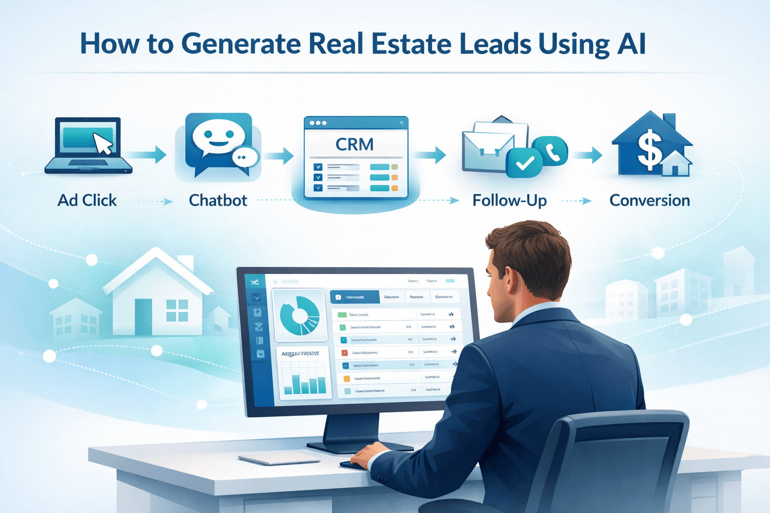 AI real estate lead generation workflow overview