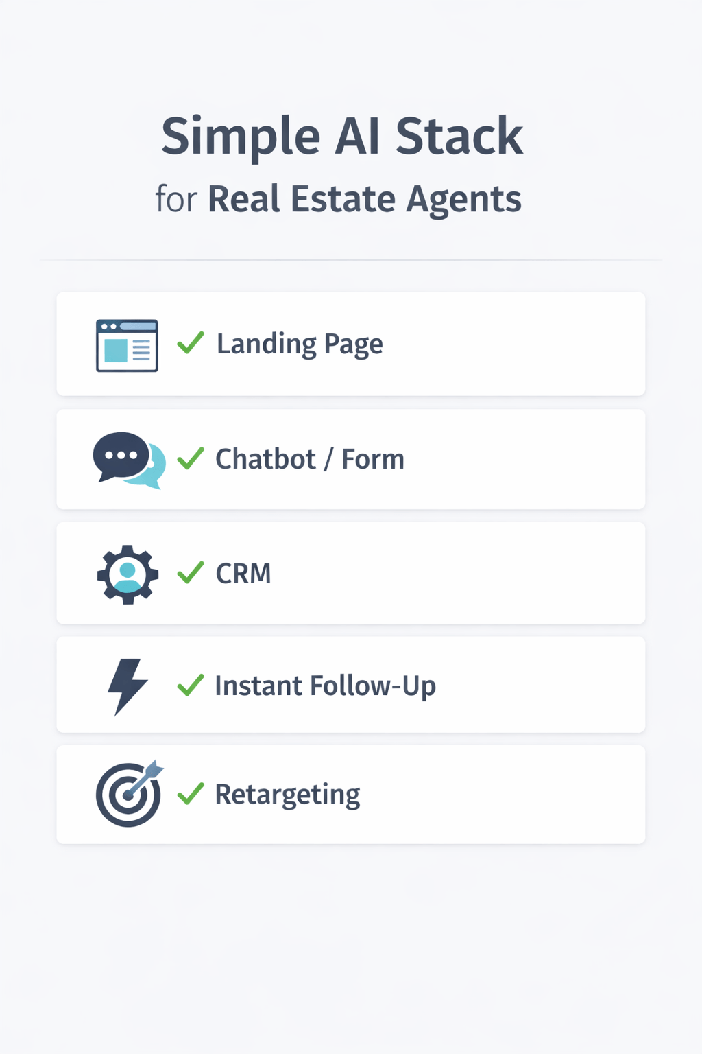 AI lead generation framework for real estate