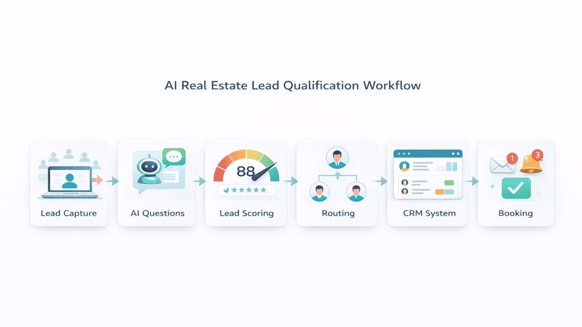 AI workflow for real estate lead qualification