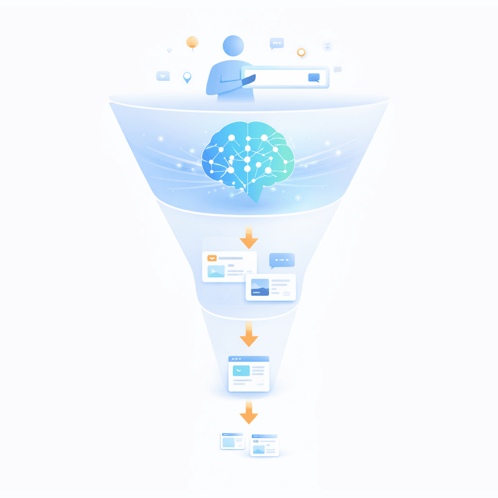 Visual comparison of SEO, AEO, and AI visibility in modern marketing