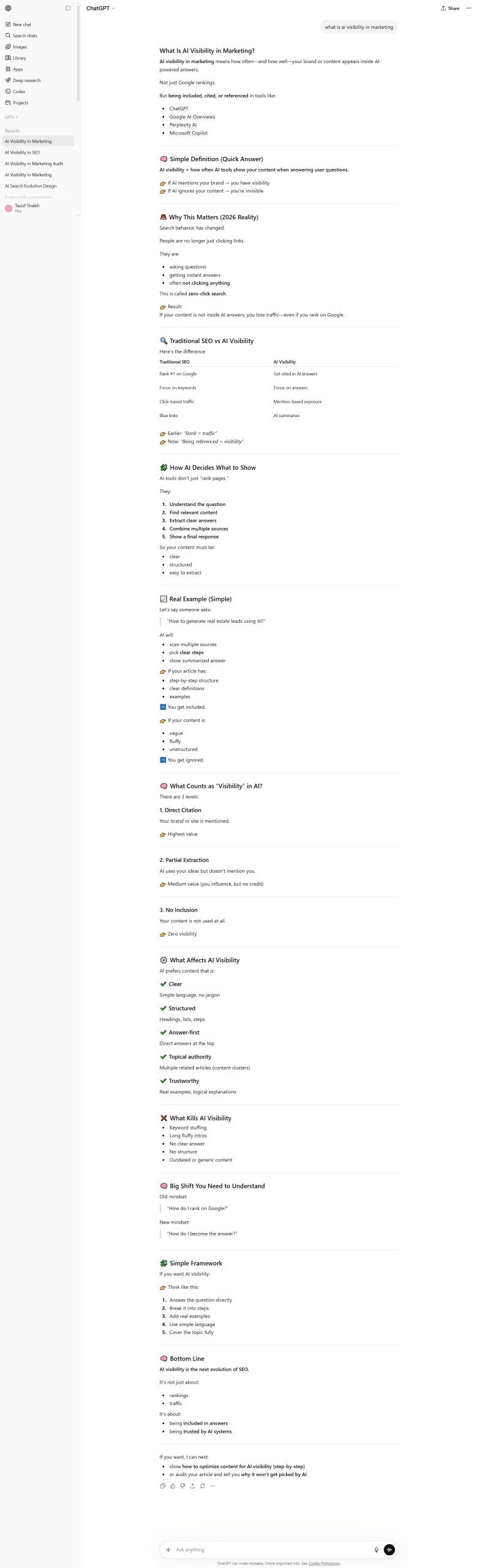 ChatGPT Search screenshot showing answer with inline citations and sources panel
